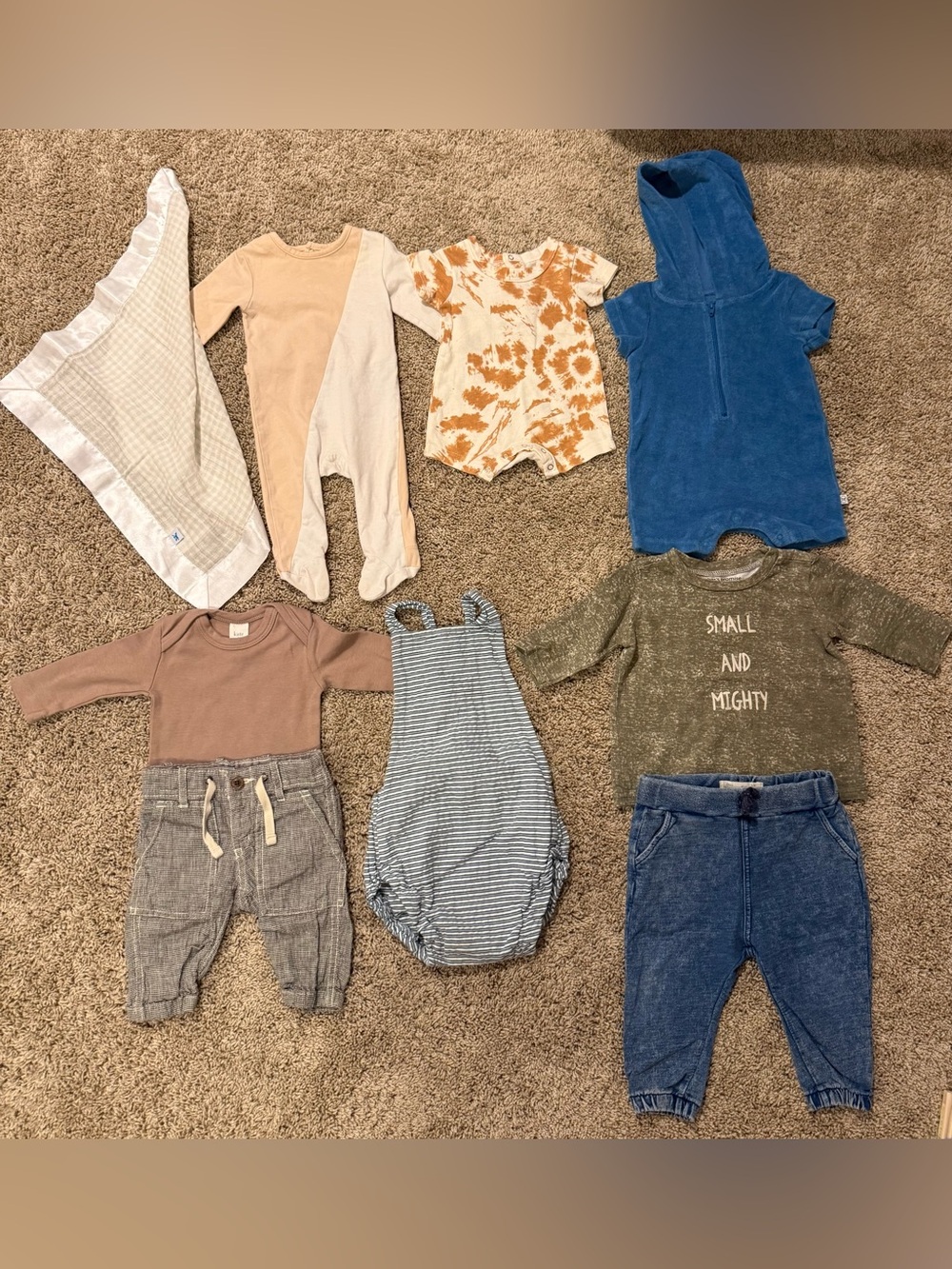 9pc Baby Boy Bundle Newborn–2T | Kate Quinn, Zara, Grayson Mini + More